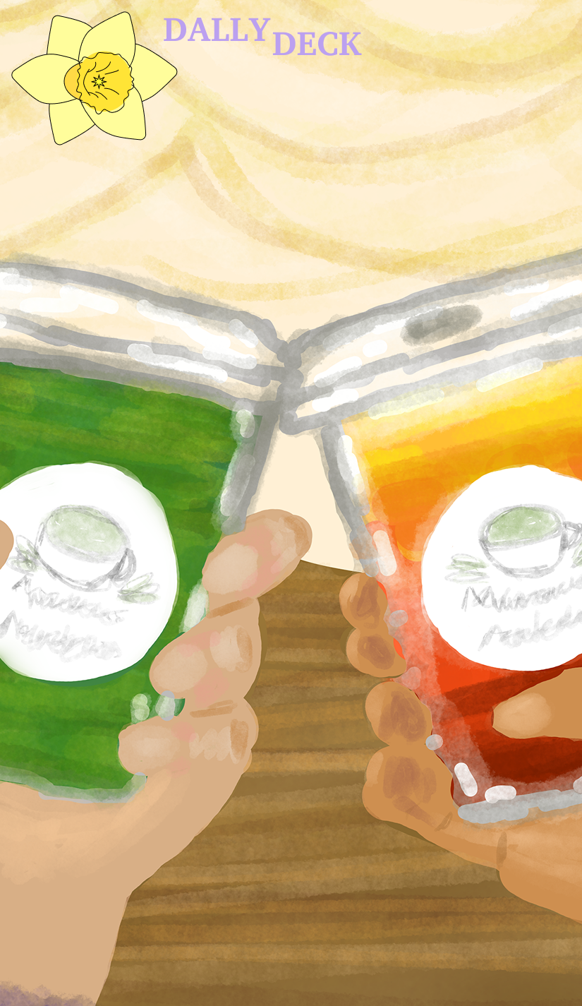 Art of Mina's Matcha Dallydeck card back